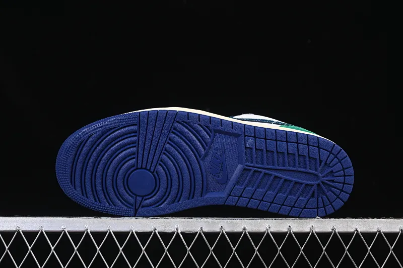 All categories Air Jordan Jordan series basketball shoes Air Jordan 1 Low G version pure original Air Jordan 1 Low AJ1 Joe 1 blue and green color matching low-top cultural casual sneakers 553558-147